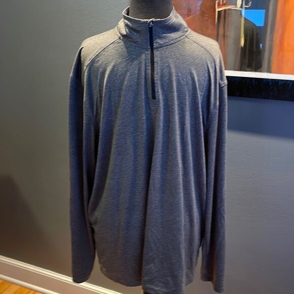 Starter heather gray stretch 1/4 zip top. Large (42-44). - Picture 1 of 4
